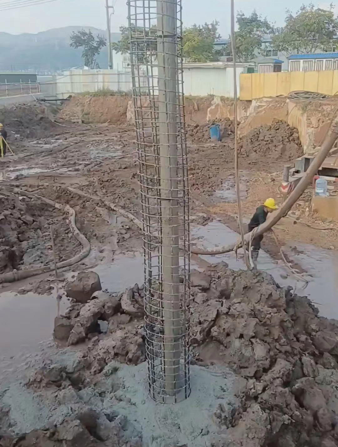 周口沈丘县长螺旋钻孔压灌桩